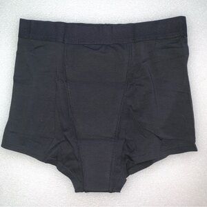 Knix KT Teen Cotton Super Leakproof Boxer Brief Short - Black